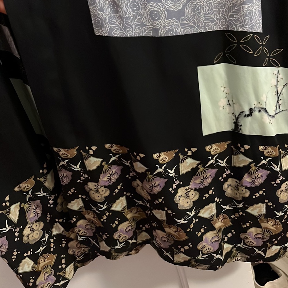 Citron Silk Robe M - Picture 3 of 7